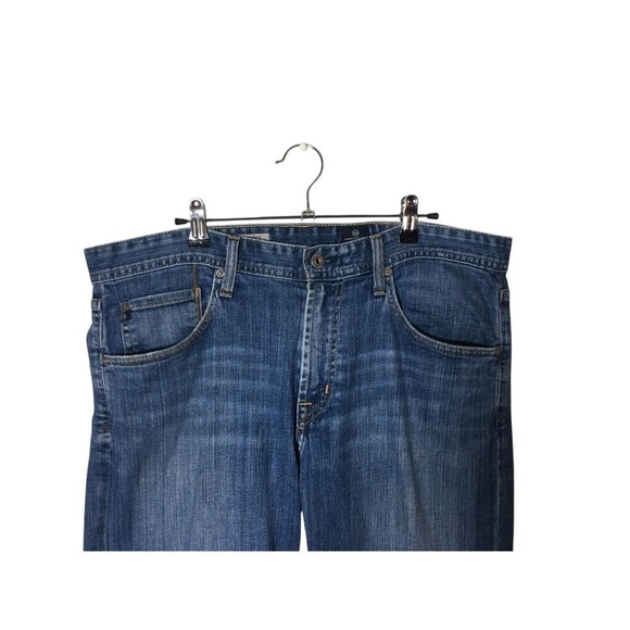 Adriano Goldschmied Jeans Men's Size 34 x 34 Blue The Protege Straight Leg - Picture 3 of 10